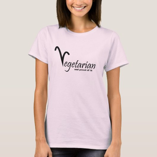 Vegetarisch T-shirt (Voorkant)