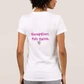 Vegetarisch T-shirt (Achterkant)