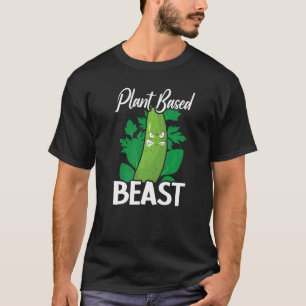 Vegetarisch vee op basis van plant t-shirt