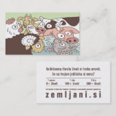 Vegetarisch Visitekaartje (Voorkant / Achterkant)