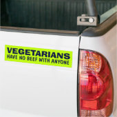 Vegetarische Bumpersticker (Op Truck)