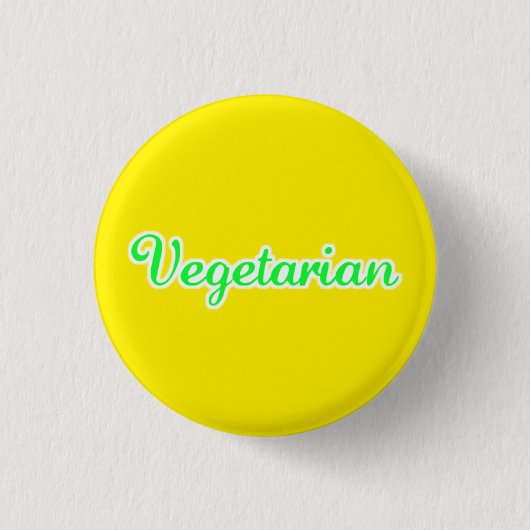 Vegetarische Button (Voorkant)