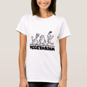 Vegetarische koopwaar t-shirt