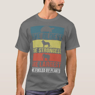 Vegetarische Meme Veganistisch Plantaardig Powered T-shirt