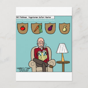 Vegetarische Safari Jager Grappige Mokken T-shirts Briefkaart