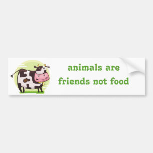 vegetarische vegaanbumper sticker