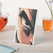 Vegeta's Eye of Determination - Fierce Saiyan Clos Reclamebord Met Voetstuk (Insitu)