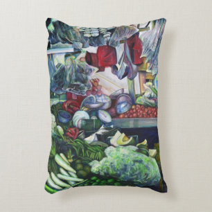 Vegetatian Club komt hier bijeen Decoratief Kussen