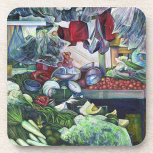 Vegetatian Club komt hier bijeen Drankjes Onderzetter