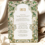 Végétation Art Nouveau Love Union Invitation