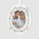 Végétation d'hiver 2 photos juste Ornement marié (devant)