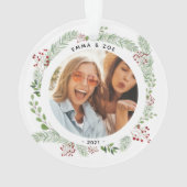 Végétation d'hiver Best Friends Ornament (dos)