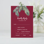 Végétation d'hiver Bourgogne Menu Choix Mariage RS (Debout devant)