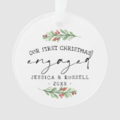 Végétation d'hiver photo de Noël (devant)