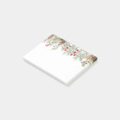 Végétation d'hiver Pine Noël Vacances Post-it Non (Incliné)