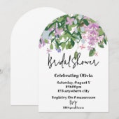 végétation fleurie botanique invitation à la douch (Devant / Derrière)