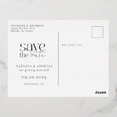 Végétation Forestière Sauvez La Date Invitation Du (Verso)