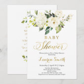 Végétation Genre Neutre Baby shower Invitation (Devant / Derrière)