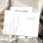 Végétation Minimale — Carte de condoléances