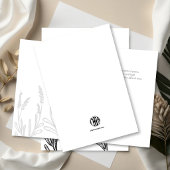 Végétation Minimale — Carte de condoléances
