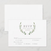 Végétation Vines Aquarelle | RSVP (Devant / Derrière)