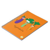 Végétaux Boules de légumes Carnet amusant (Côté gauche)