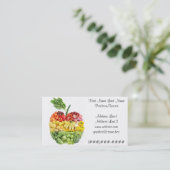 Veggie Apple Visitekaartje (Staand voorkant)