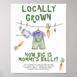 Veggie baby - Hoe groot is het buikspel van mama Poster