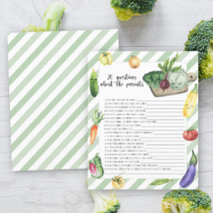 Veggie baby shower 20 vragen over de ouders