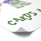 Veggie baby shower - kaarten en geschenken poster (Hoek)