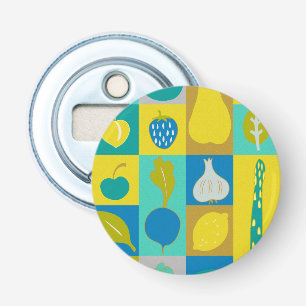 Veggie Blocks I Button Flesopener