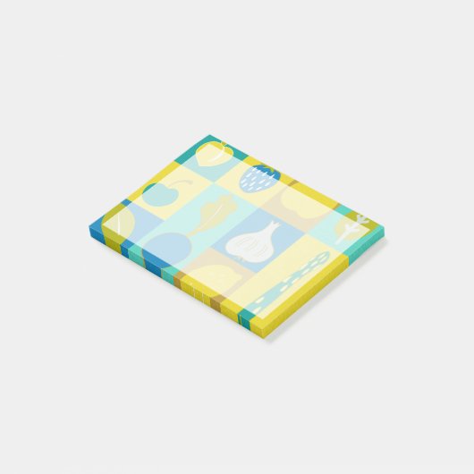 Veggie Blocks I Post-it® Notes (Schuin)