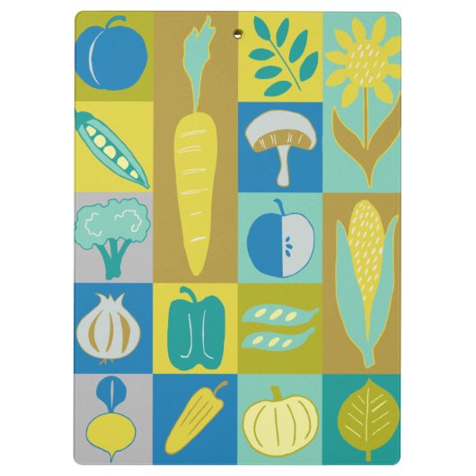 Veggie Blocks II Klembord (Achterkant)