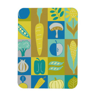 Veggie Blocks II Magneet