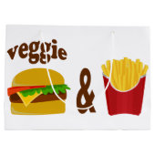 Veggie Burger en Fries Groot Cadeauzakje (Achterkant)