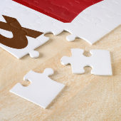 Veggie Burger en Fries Legpuzzel (Zijkant)