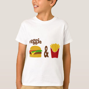 Veggie Burger en Fries T-shirt