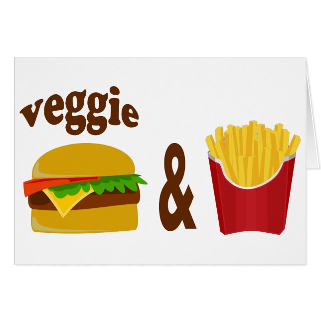 Veggie Burger et Fries (Devant horizontal)