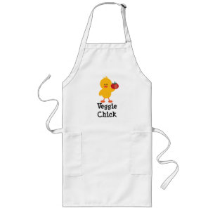 Veggie Chick Apron Lang Schort