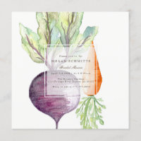 Veggie Duo Beet & Wortel Waterverf Vrijgezellenfee