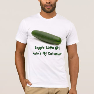 Veggie Eatin Girl Hier is mijn komkommer T-shirt
