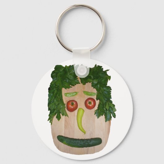 Veggie Face Sleutelhanger (Voorkant)