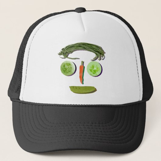 Veggie Face Trucker Pet (Voorkant)