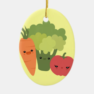 Veggie Friends Keramisch Ornament