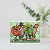 Veggie Gang Briefkaart (Staand voorkant)