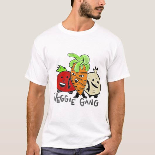 Veggie Gang T-shirt (Voorkant)