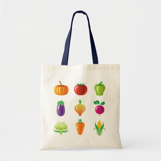 Veggie Grocery Bag Tote Bag (Voorkant)