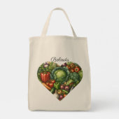 Veggie Heart | Le Sac fourre-tout d'achats pour le (Dos)