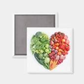 Veggie Heart Magneet (Voorkant / Achterkant)