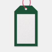 Veggie Kerstmis! Cavia jongleerspruiten Cadeaulabel (Achterkant)